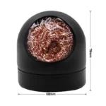 علبة تنظيف تب كاوية سيم سوداء - Image 3