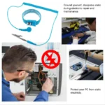 أسوار صيانة لتفريغ الشحنات الساكنة