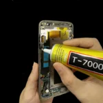 T-7000 لاصق شاشات اسود - Image 2