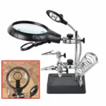 مكبرة مع ماسكة بوردات وإضاءة - Image 2