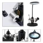 مكبرة مع ماسكة بوردات وإضاءة كبيرة - Image 5