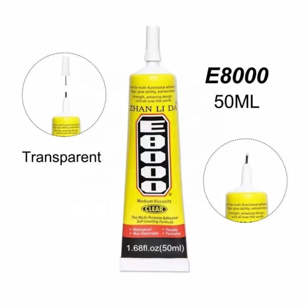 E-8000 50ml سليكون لاصق شفاف