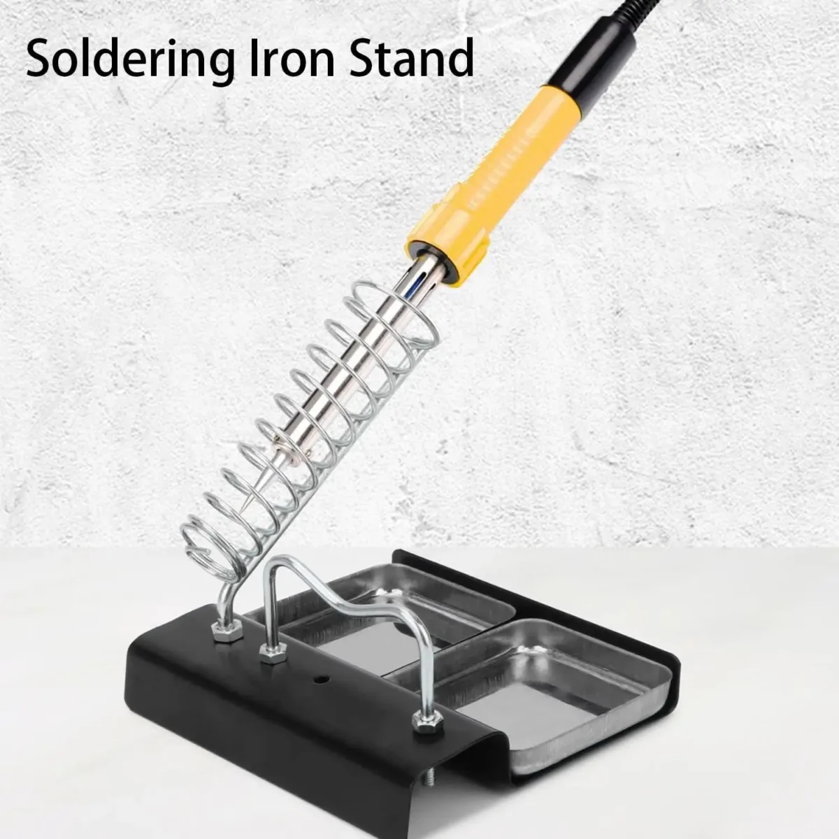 قاعدة كاوية مع حامل بكرة صولدر - Image 2