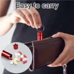 مدالية شكل كبسولة للتخزين