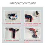 كاوية مع حامل بكرة صولدر 120 واط - Image 4