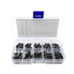 سيت أزرار ضغط إلكترونية Tactile Push Button Switch – عدد 100 قطعة، - Image 2